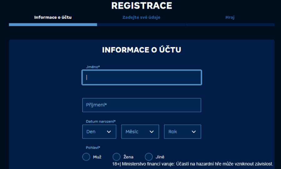 Registrace u casina MerkurXtip