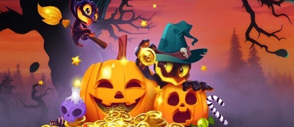 Halloweenké free spiny v casinu Apollo Games