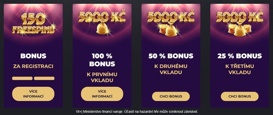 Online casino Grandwin a bonusy za registraci