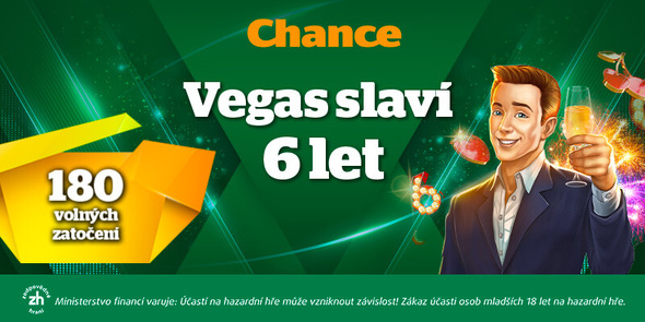 Casino Chance Vegas slaví 6. narozeniny