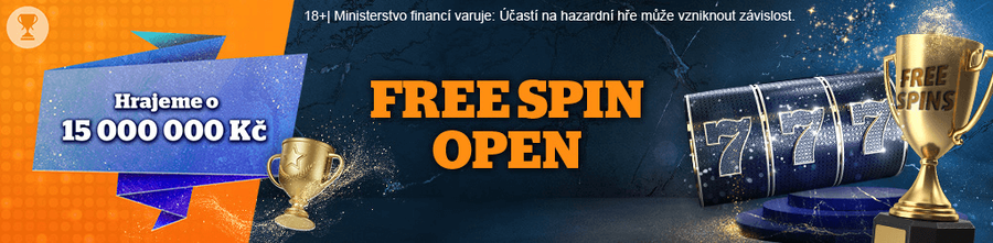 Free Spin Open turnajové akce ve Vegas