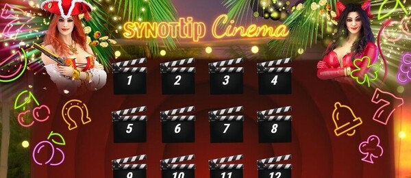 SYNOTTIP Cinema kalendář s bonusy a free spiny