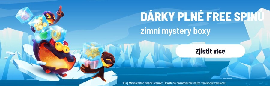Otevřete až 3 zimní mystery boxy u casina Apollo 