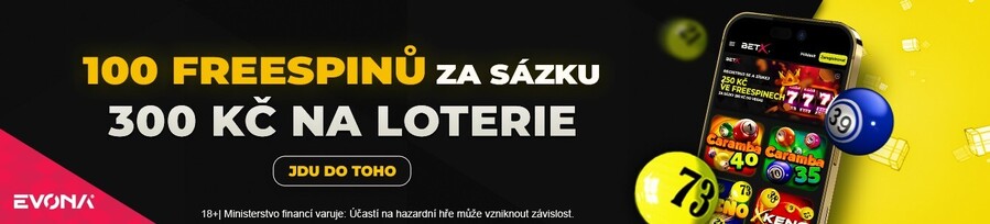 Získejte 100 free spinů za sázku na loterie