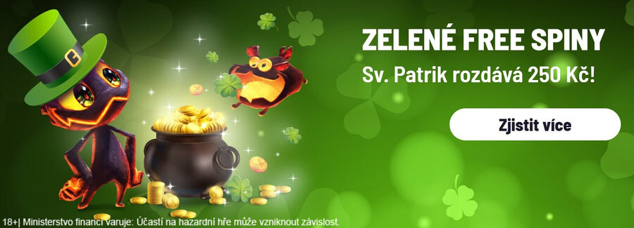 Apollo Games casino – bonus na sv. Patrika