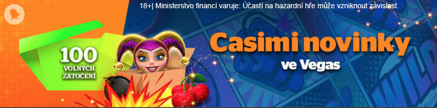 Casimi novinky ve Vegas