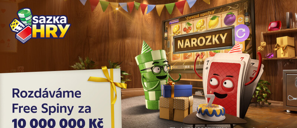 Narozeniny u Sazka Her